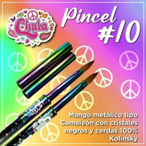PINCEL 10 RAINBOW CHULA