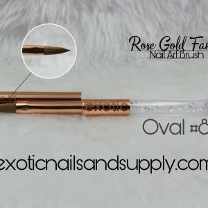 PINCEL OVAL ROSEGOLD 8