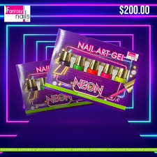 NAIL ART GEL NEON