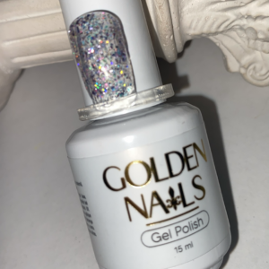 GEL POLISH 80 FLAKE PLATA