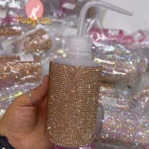 BOTE PÌPETA DE BRILLOS DORADA